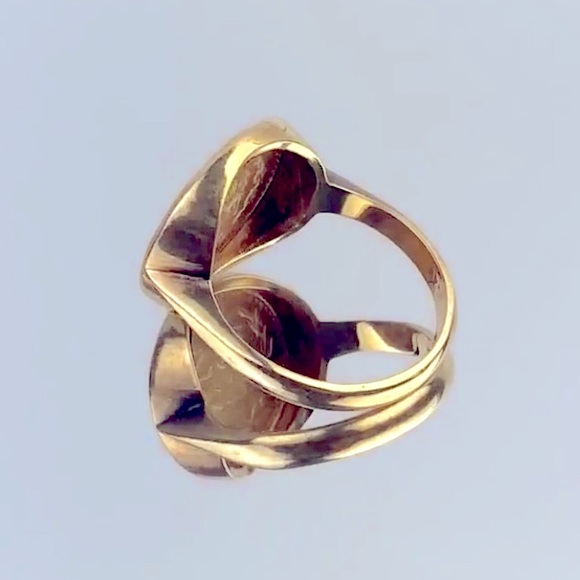 22K 1945 DOS PESOS COIN RING MOUNTED ON SOLID 14K SETTING! THIS IS A FLASH SALE! - Picture 15 of 16